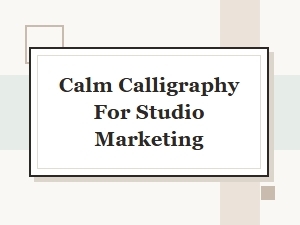 Calm Calligraphy Script Yoga Fonts for Studio Marketing