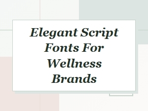 Elegant Script Yoga Fonts for Calm Wellness Brands